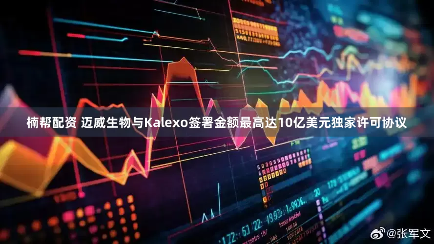 楠帮配资 迈威生物与Kalexo签署金额最高达10亿美元独家许可协议